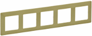 Рамка Legrand Valena Life 5 постов (лайм)