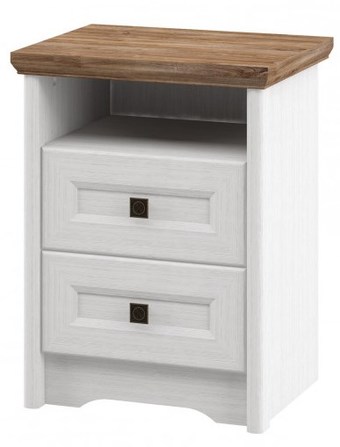 Тумба Неман мебель Тиволи МН-035-14 (белый структурный-дуб стирлинг)