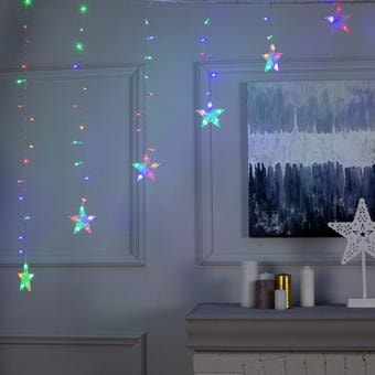 Световой дождь Luazon Бахрома-арка 2.5x1.2 м 136 Led 3612416 (мульти)