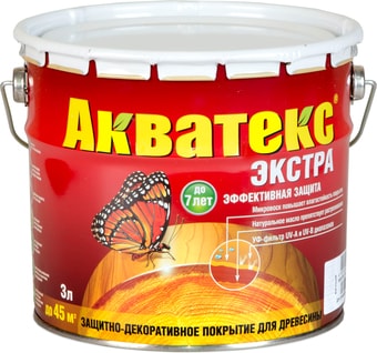 Пропитка Акватекс Экстра (сосна, 3 л)