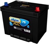 Автомобильный аккумулятор AKOM Asia 75p (75 А·ч)