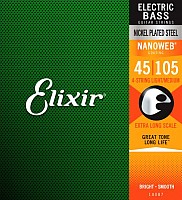 Струны для гитары Elixir Strings 14077 45-105 4-Strings