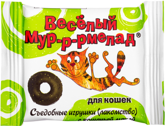 Лакомство для кошек Veda Веселый мур-р-рмелад с кошачьей мятой 6 г