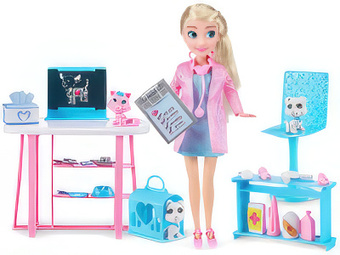 Кукла Zuru Sparkle Grilz Ветеринарная клиника 100184