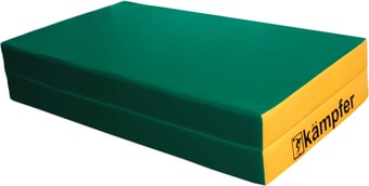 Cпортивный мат Kampfer Мат складной №4 (зеленый/желтый)