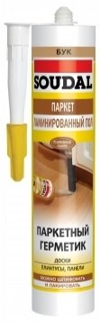 Герметик Soudal Для паркета и ламината 280 мл (бук)