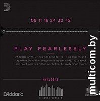 Струны для гитары D'Addario NYXLS0942