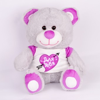 Классическая игрушка Weihai Мишка в свитере Для тебя 017SBX239