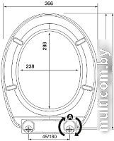 Сиденье для унитаза Bisk Lilia Foto 80378 (рыба)