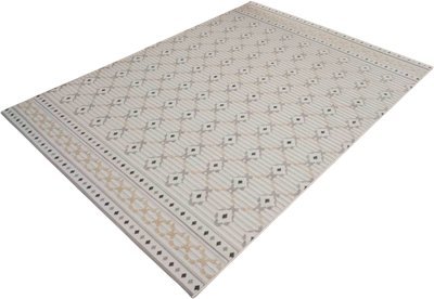 Ковер для жилой комнаты Radjab Carpet Сканди Сизаль Прямоугольник 10706A 12248RK (0.8x1.5, Grii/Krem)
