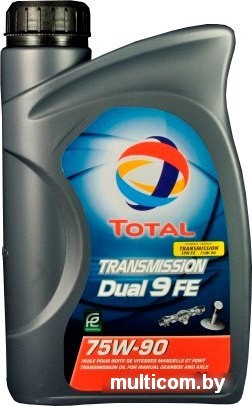 Трансмиссионное масло Total Transmission DUAL 9 FE 75W-90 1л