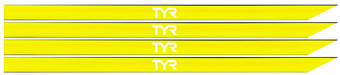 Резинка для лопаток TYR Silicone Replacement Straps LHPSILST/730 (желтый)