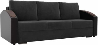 Диван Лига диванов Монако slide 101997 (серый/черный)