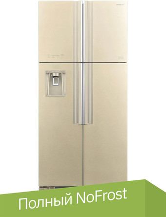 Четырёхдверный холодильник Hitachi R-W660PUC7GBE