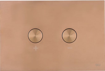 Панель смыва OLI Blink 878782 (бронзовый)