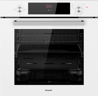 Газовый духовой шкаф Weissgauff WGO 702 D White Glass