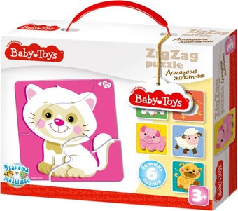 Мозаика/пазл Baby Toys Домашние животные 02500