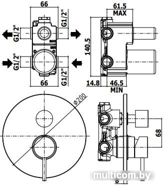 Смеситель Paffoni Light LIG018NO