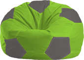 Кресло-мешок Flagman Мяч Стандарт М1.1-160 (салатовый/серый)