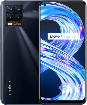 Смартфон Realme 8 6GB/128GB (черный панк)