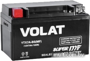 Мотоциклетный аккумулятор VOLAT YTX7A-BS (7 А·ч)