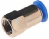 RockForce Фитинг для пласт. трубок 6 мм с внут. резьбой 1/4 RF-SPCF06-02