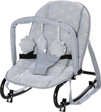 Шезлонг Lorelli Eliza Luxe 2021 (silver blue stars)