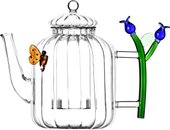 Заварочный чайник Ichendorf Milano Botanica 09354091 (цветок и бабочка)