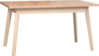 Обеденный стол DREWMIX Oslo 5 (дуб лефкас/белый)