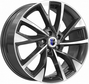 Литые диски K&K Роквуд 17x7&quot; 5x112мм DIA 57.1мм ET 40мм Алмаз черный