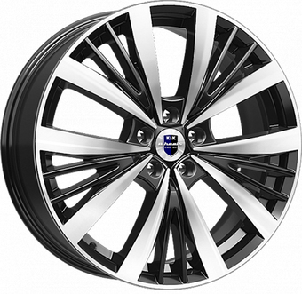Литые диски K&K Марвел 19x7.5&quot; 5x114.3мм DIA 66.1мм ET 40мм Алмаз черный