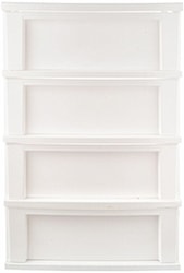 Комод Berossi Bongo 4-секционный (снежно-белый)