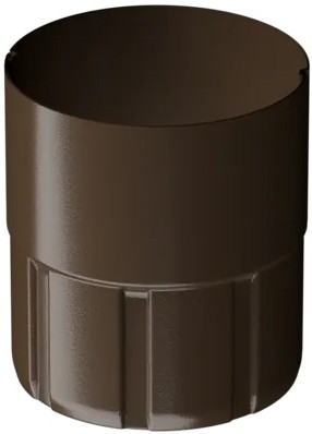 Кровля Docke Stal Premium Муфта соединительная D90 (каштан 8017)