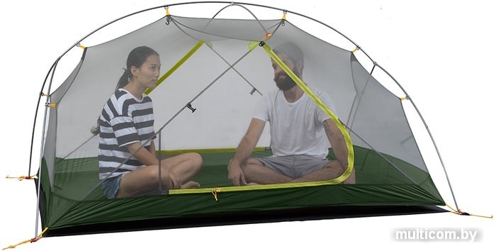 Палатка Naturehike Mongar Ultralight 2 NH17T007-M (серый/зеленый)