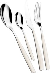 Столовые приборы Bugatti Glamour GLAU-021G50 (24пр, слоновая кость)