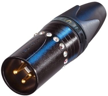 Коннектор Neutrik NC3MXX-B-CRYSTAL