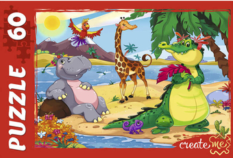 Пазл Рыжий кот Африка П60-8423 (60 эл)