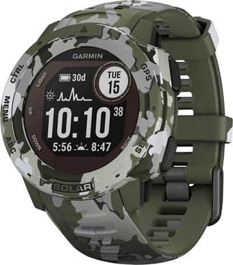 Умные часы Garmin Instinct Solar Camo Edition (лишайник)