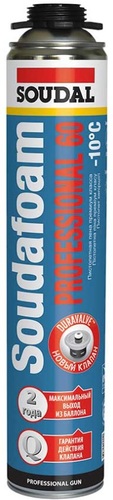 Монтажная пена Soudal Soudafoam Professional 60 750 мл