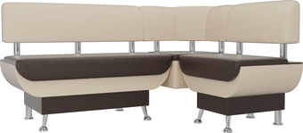 Mebelico Альфа 106947 (левый, коричневый/бежевый)