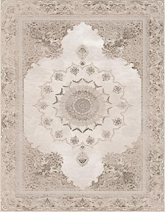 Ковер для жилой комнаты Linea Hali Elegant P1390-VIZON (1x2)