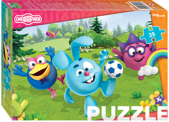Мозаика/пазл Step Puzzle Смешарики new 91403 (35 эл)