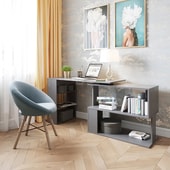 Письменный стол Domus СТР02 (серый)