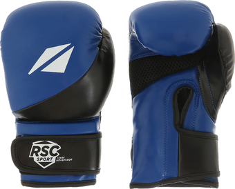 Перчатки для единоборств RSC Sport PU Flex BF BX 023 (6 oz, синий/черный)