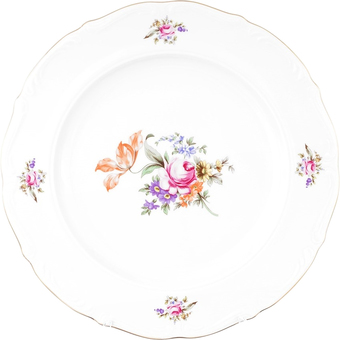 Блюдо Cmielow i Chodziez Maria Teresa G642-0M32290 (мейсенский букет)