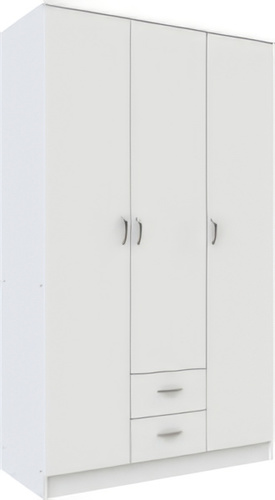 Шкаф распашной Anrex Romano 3D2S (белый)