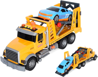 Грузовик JinJia Toys Эвакуатор с пневмоплатформой 666-56P