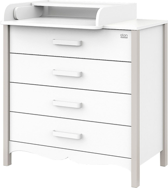 Комод Атон Мебель Felix (белый/кашемир)