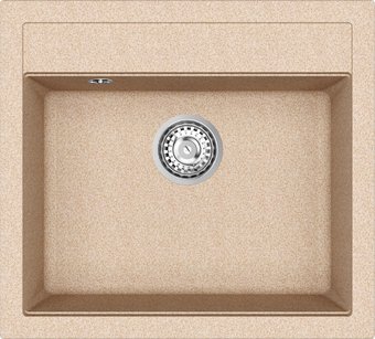 Кухонная мойка Aquasanita Rock SQR 101 110 AW (бежевый)