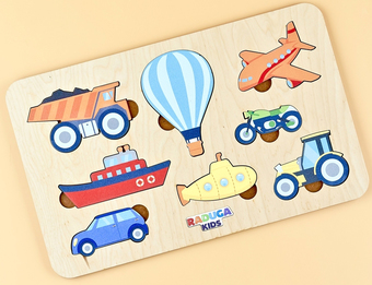 Сортер Woody Где движется транспорт 03175